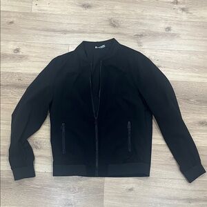 Zara Men's Black Lightweight Bomber Jacket